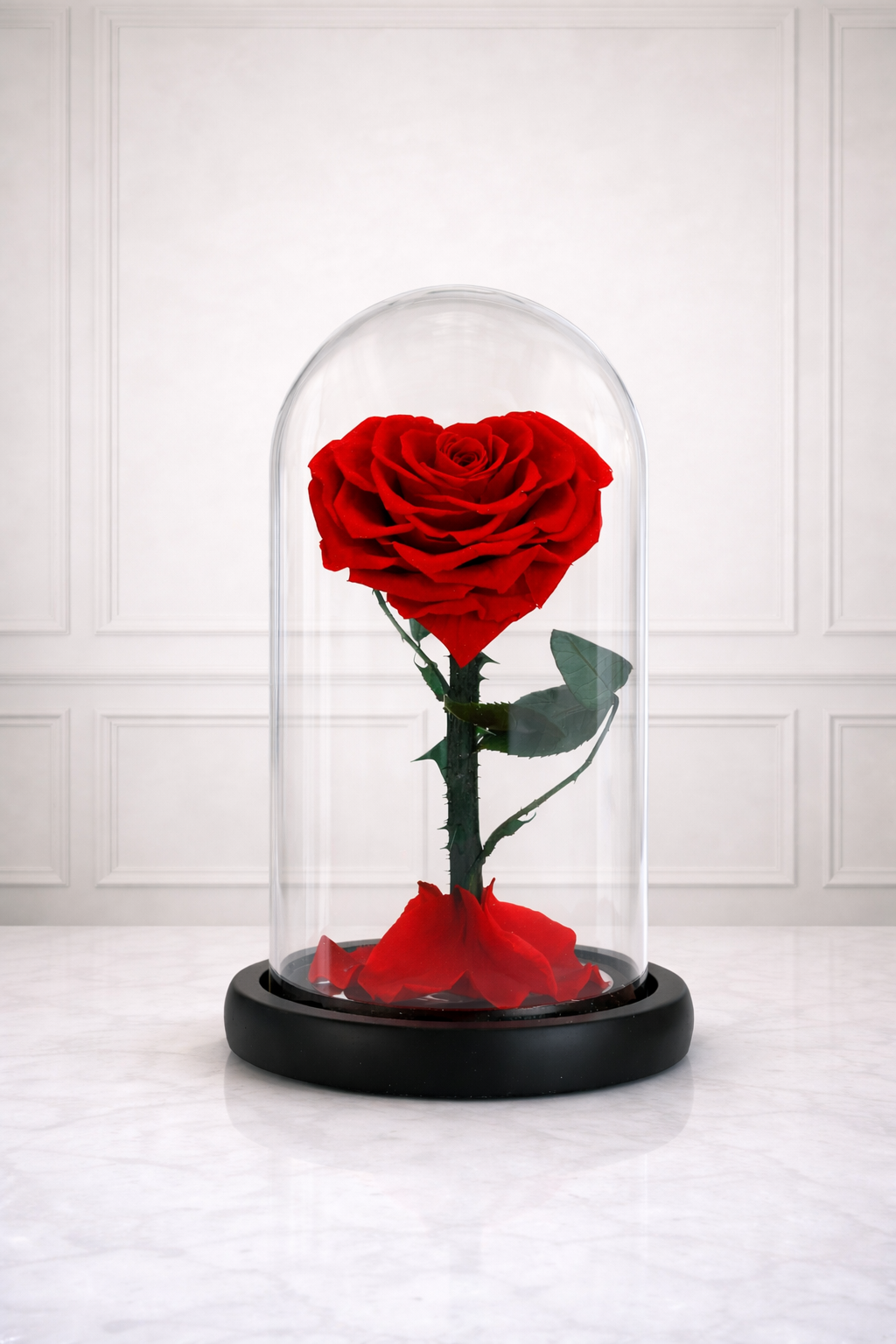 Preserved Rose Heart Red
