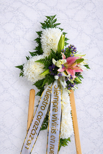 Cruz Fúnebre “Recuerdo Eterno”