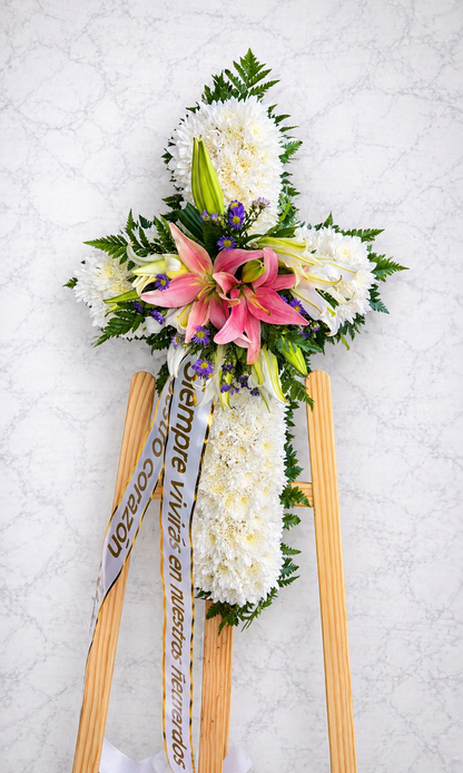 Cruz Fúnebre “Recuerdo Eterno”